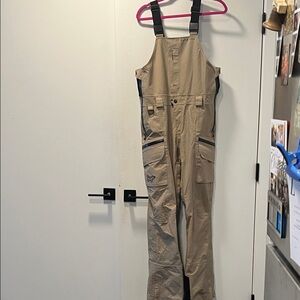 Men's Tan Ski & Snowboard Overalls